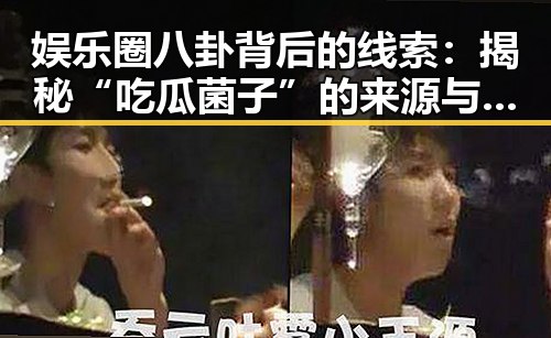 娱乐圈八卦背后的线索：揭秘“吃瓜菌子”的来源与影响